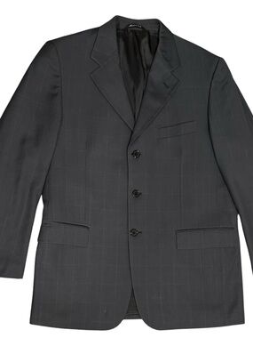 Men’s Italian Wool Blazer – Roberto Villini – Super 100s – Size 42R